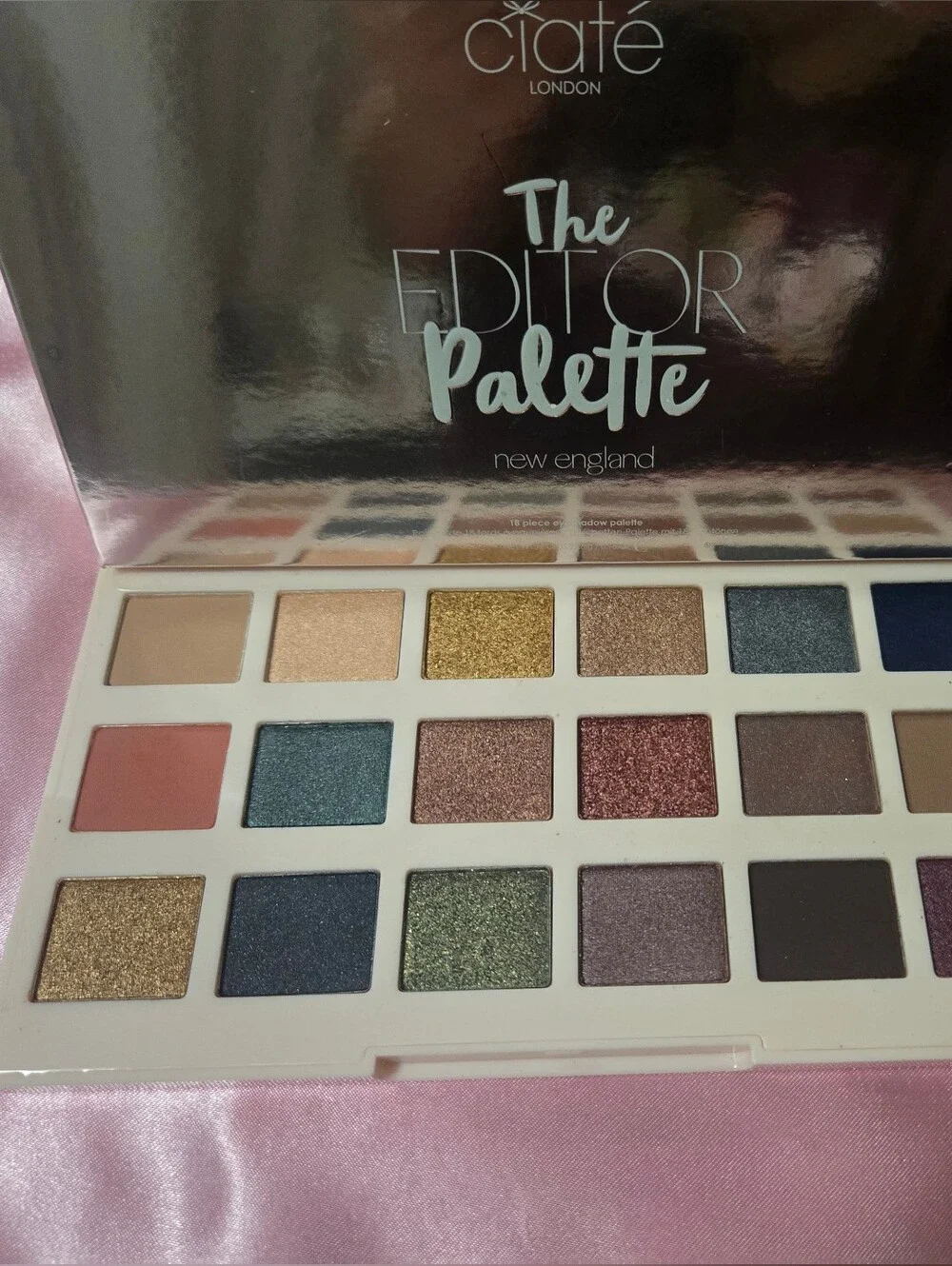 Ciaté The Editor Palette — Pink, Gold, Navy & Plum Eyeshadow Collection